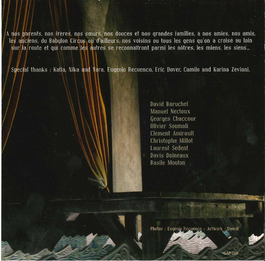 Babylon Circus : La Belle Étoile (CD, Album)