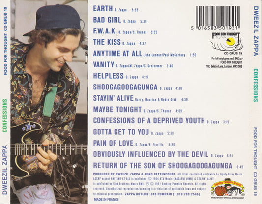Dweezil Zappa : Confessions (CD, Album)