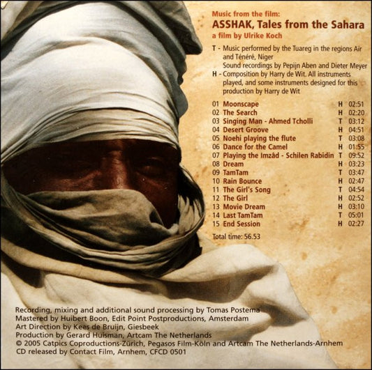 Harry de Wit : ASSHAK, Tales From The Sahara (CD, Album)