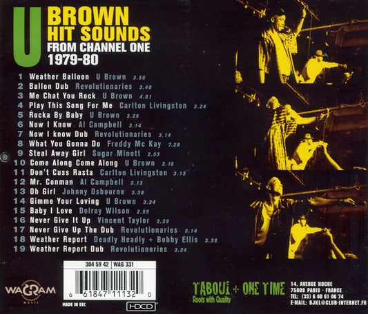 Various : U Brown Hit Sounds From Channel One 1979-80 (HDCD, Comp)