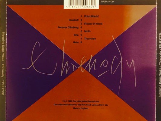 Sleeping Dogs Wake : Threnody (CD, Album)