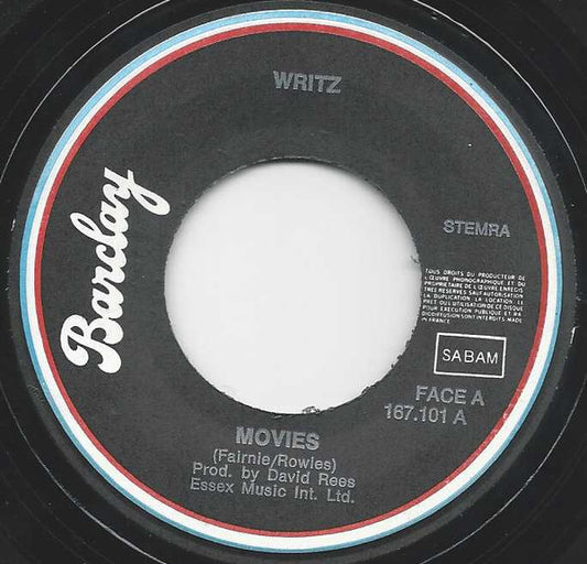 Writz : Movies (7", Single)