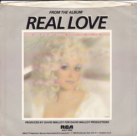 Dolly Parton Duet With Kenny Rogers : Real Love (7", Single, Ind)
