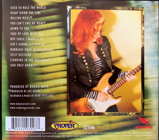 Bonnie Raitt : Slipstream (CD, Album, 6-P)