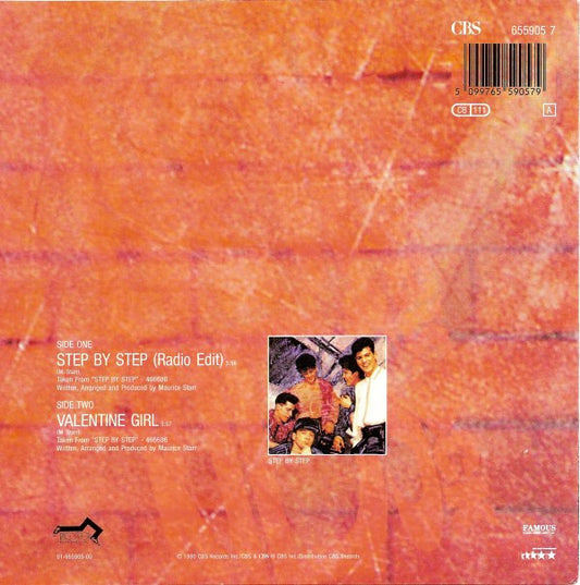 New Kids On The Block : Step By Step (7", Single)