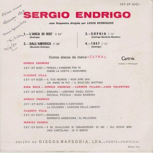 Sergio Endrigo : L'Arca Di Noè (7", EP)