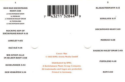 Dschinghis Khan : Huh Hah Dschinghis Khan - Ihre Grössten Erfolge (Cass, Comp)