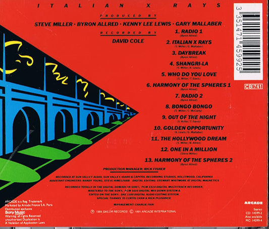 Steve Miller Band : Italian X Rays (CD, Album)