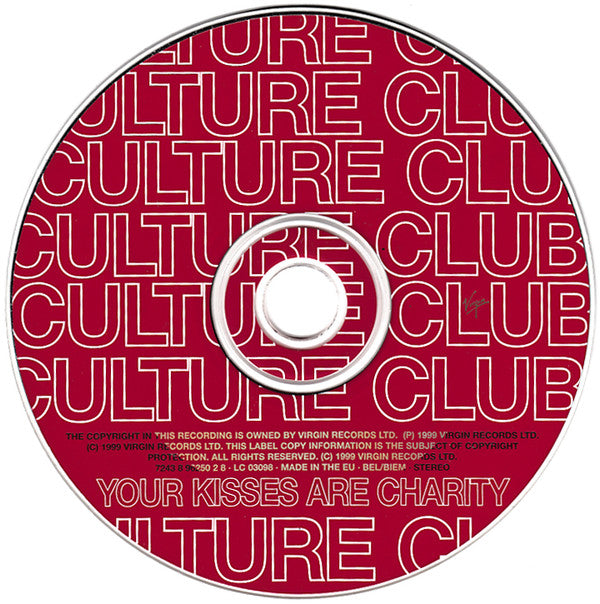 Culture Club : Your Kisses Are Charity (CD, Maxi)