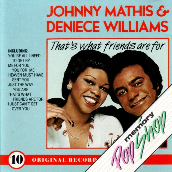 Johnny Mathis & Deniece Williams : That's What Friends Are For (CD, Album)