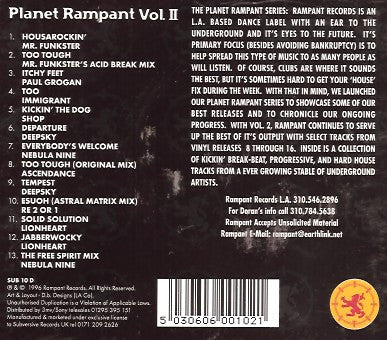 Doran : Planet Rampant Vol. II (CD, Mixed)