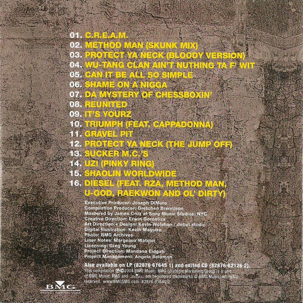 Wu-Tang Clan : Legend Of The Wu-Tang: Wu-Tang Clan's Greatest Hits (CD, Comp)