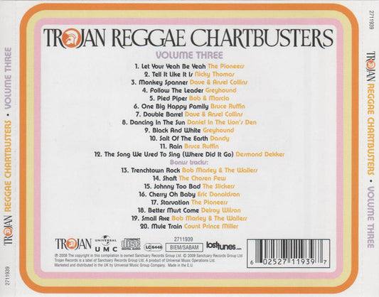 Various : Reggae Chartbusters Volume Three (CD, Album, Comp, RE, RM)