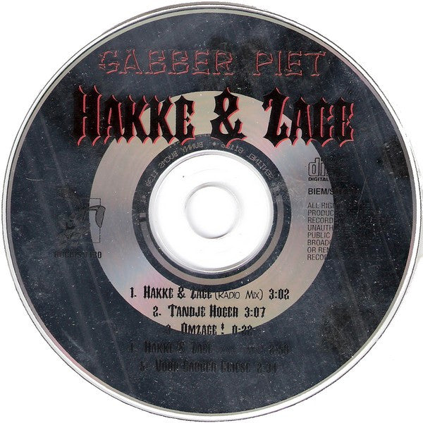 Gabber Piet : Hakke & Zage (CD, Maxi)