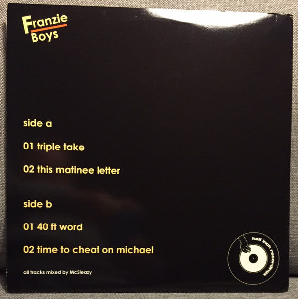 McSleazy : Franzie Boys (12", Ltd, Unofficial)