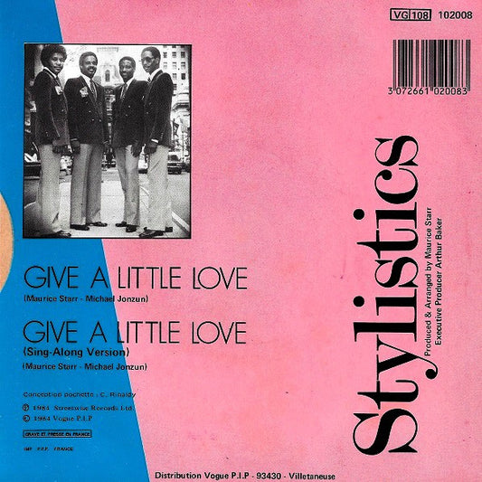 The Stylistics : Give A Little Love (7", Single)