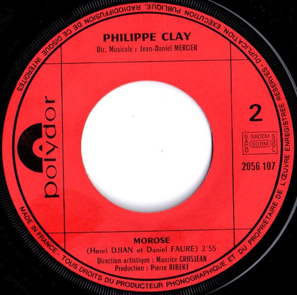 Philippe Clay : La Quarantaine (7", Single)