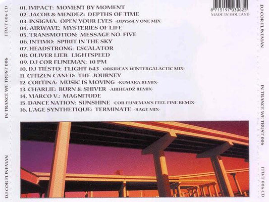 Cor Fijneman : In Trance We Trust 006 (CD, Mixed)