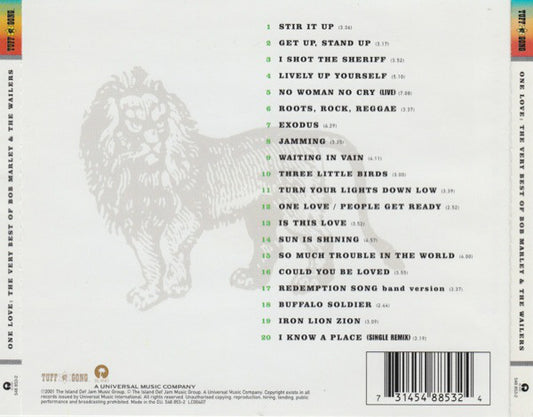 Bob Marley & The Wailers : One Love: The Very Best Of (CD, Comp, UML)