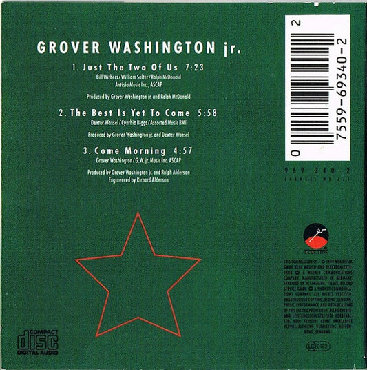 Grover Washington, Jr. : Just The Two Of Us (CD, Mini, Single)
