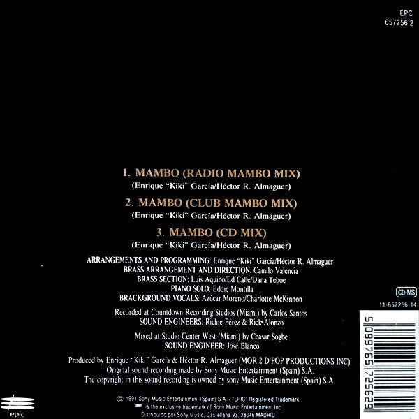 Azucar Moreno : Mambo (CD, Maxi, Car)