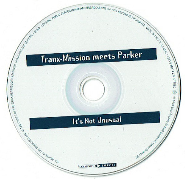 Tranx-Mission Meets Parker (4) : It's Not Unusual (CD, Maxi)