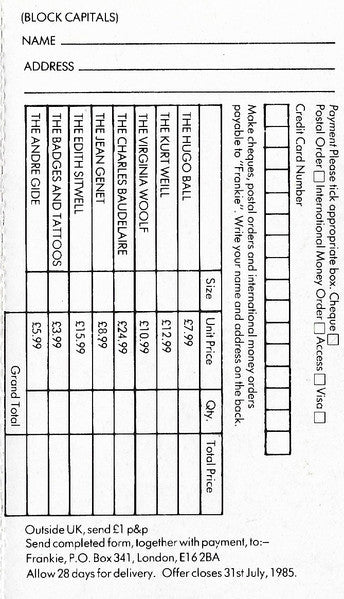 Frankie Goes To Hollywood : Welcome To The Pleasuredome (Cass, Album)