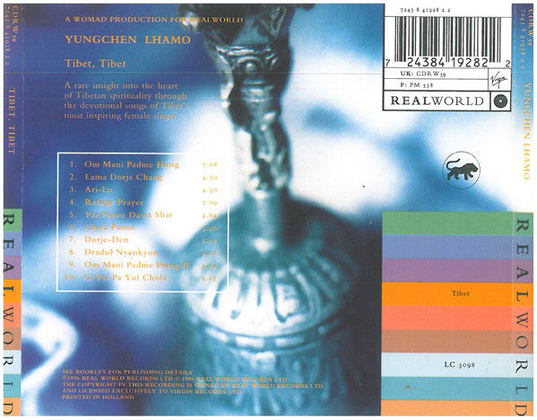 Yungchen Lhamo : Tibet, Tibet (CD, Album)
