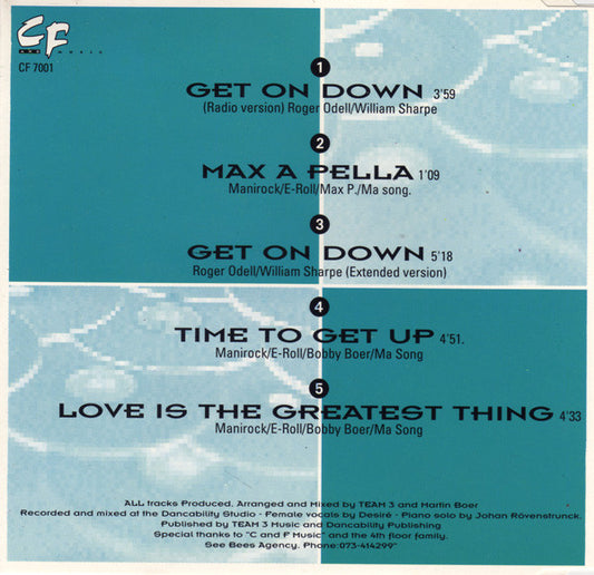 Exclusive System Featuring Max P. : Get On Down (CD, Maxi)