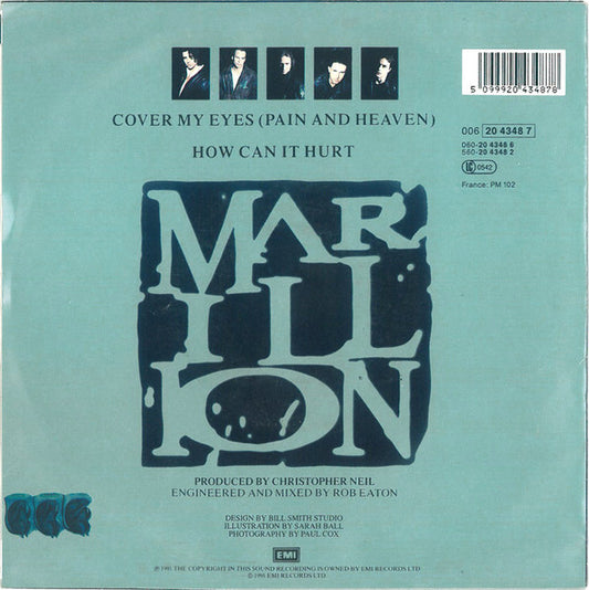 Marillion : Cover My Eyes (Pain And Heaven) (7", Single)