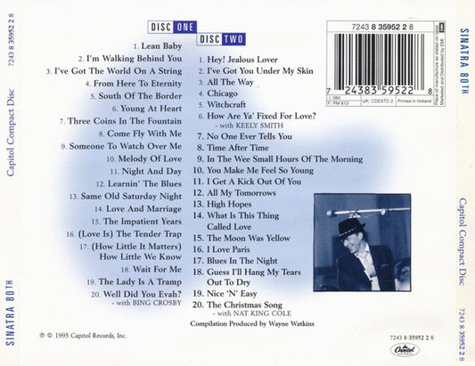 Frank Sinatra : Sinatra 80th All The Best (2xCD, Comp)