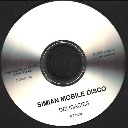 Simian Mobile Disco : Delicacies (CDr, Album, Mixed)