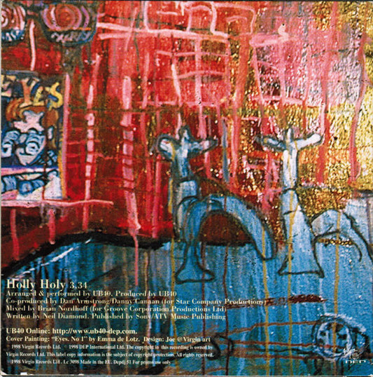 UB40 : Holly Holy (CD, Single, Promo, Car)