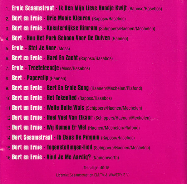 Bert & Ernie : Het Beste Van Bert En Ernie (CD, Comp)