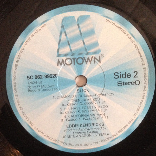 Eddie Kendricks : Slick (LP, Album)