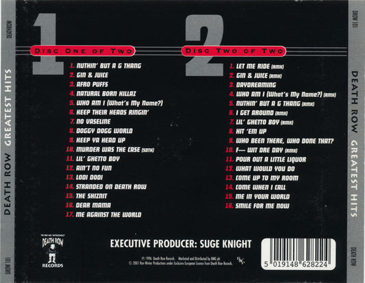 Various : Death Row - Greatest Hits (2xCD, Comp, RE, RM)
