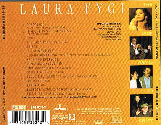 Laura Fygi : The Lady Wants To Know (CD, Album)