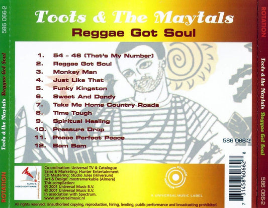 Toots & The Maytals : Reggae Got Soul (CD, Comp)