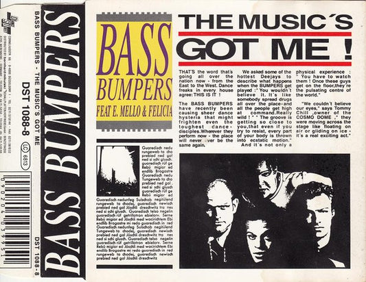Bass Bumpers Feat E-Mello & Felicia Uwaje : The Music's Got Me (CD, Maxi)