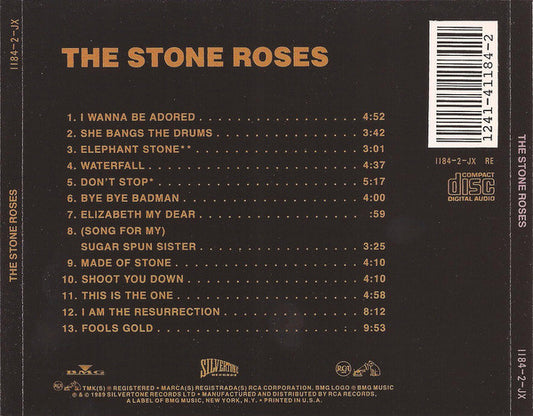 The Stone Roses : The Stone Roses (CD, Album, RE)