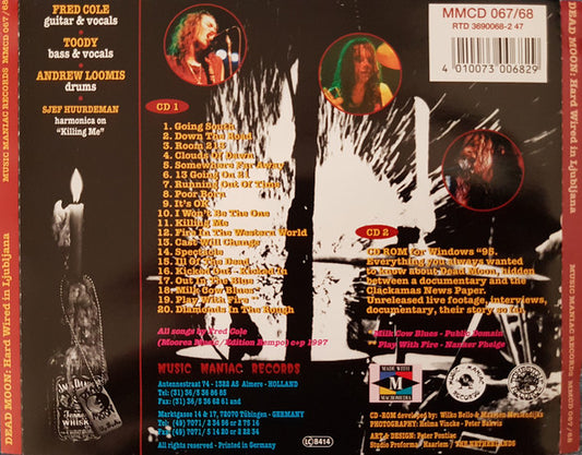 Dead Moon : Hard Wired In Ljubljana (CD, Album + CD-ROM)