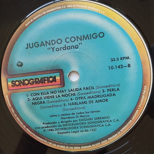 Yordano : ...Jugando Conmigo (LP, Album)
