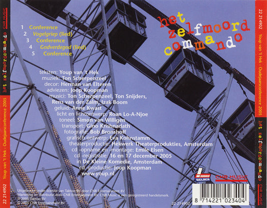 Youp van 't Hek : Oudejaarsconference 2005 - Het Zelfmoord Commando (CD, Album)