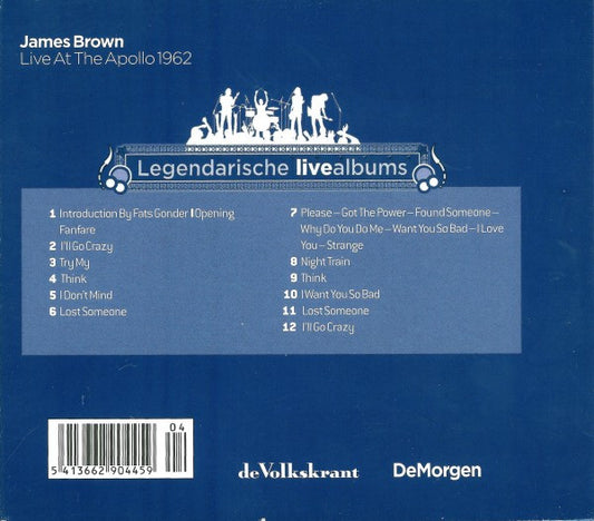 James Brown : Live At The Apollo 1962 (CD, Album, RE, Sli)