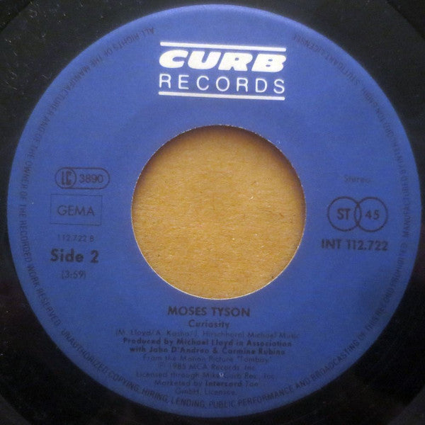 Moses Tyson, Jr. : My Heart's On Fire (Soul Desire) (7", Single)