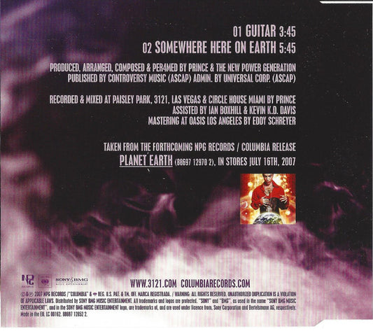 Prince : Guitar (CD, Single)