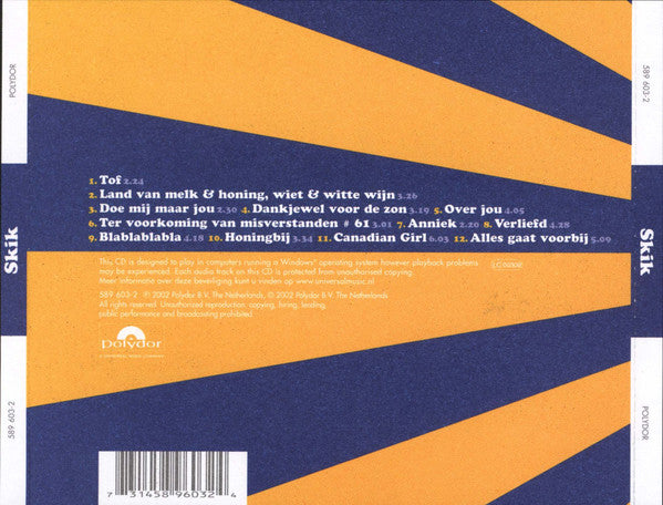 Skik : Tof (CD, Album, Copy Prot.)