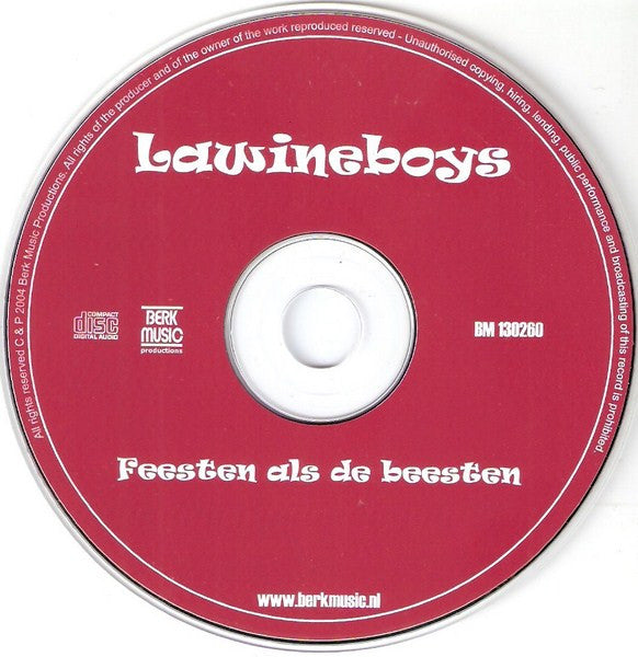 Lawineboys : Feesten Als De Beesten (CD, Single)
