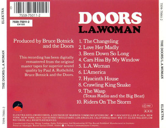 The Doors : L.A. Woman (CD, Album, RE, RM)