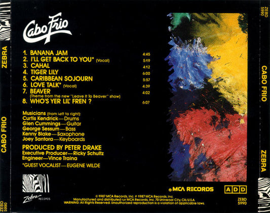 Cabo Frio : Cabo Frio (CD, Album)